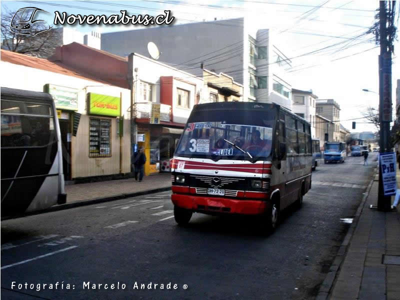 Sport Wagon Panorama/ Mercedes Benz LO-809/ Línea 3 Temuco