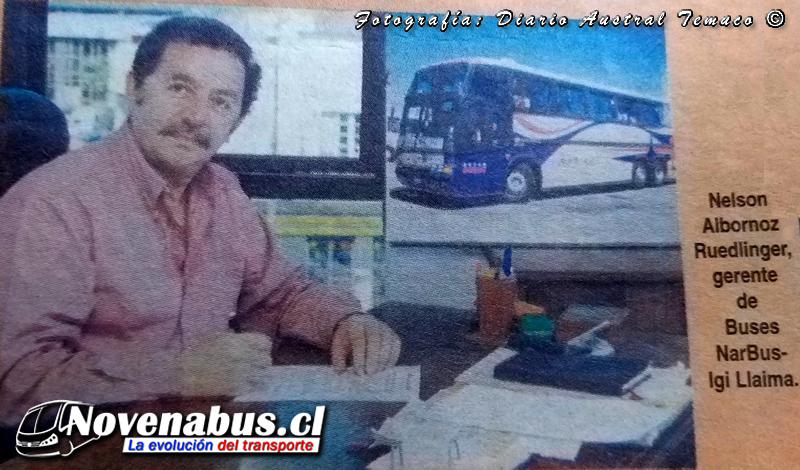 Nelson Albornoz Ruedilinger - Gerente De Buses NAR-Bus & Igi Llaima