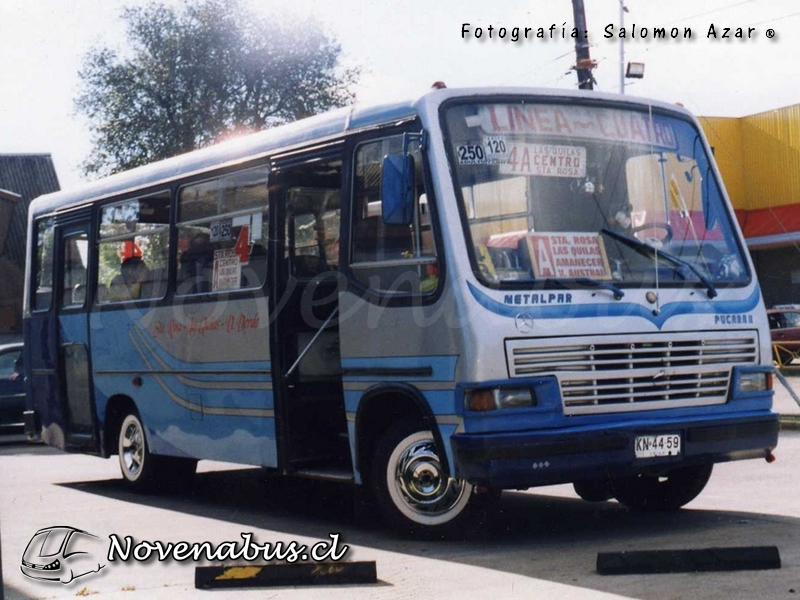 Metalpar Pucará II / Mercedes-Benz OF-809 / Línea 4 Temuco