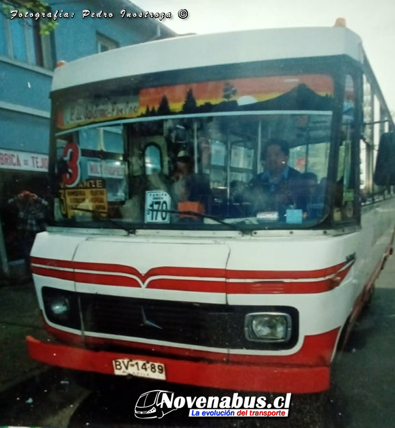 Caio Carolina l / Mercedes-Benz 608-D / Línea 3 Temuco