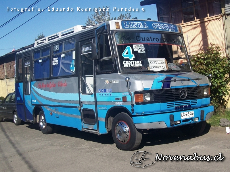 Cuatro Ases PH50 / MercedesBenz LO809 / Línea 4 Temuco