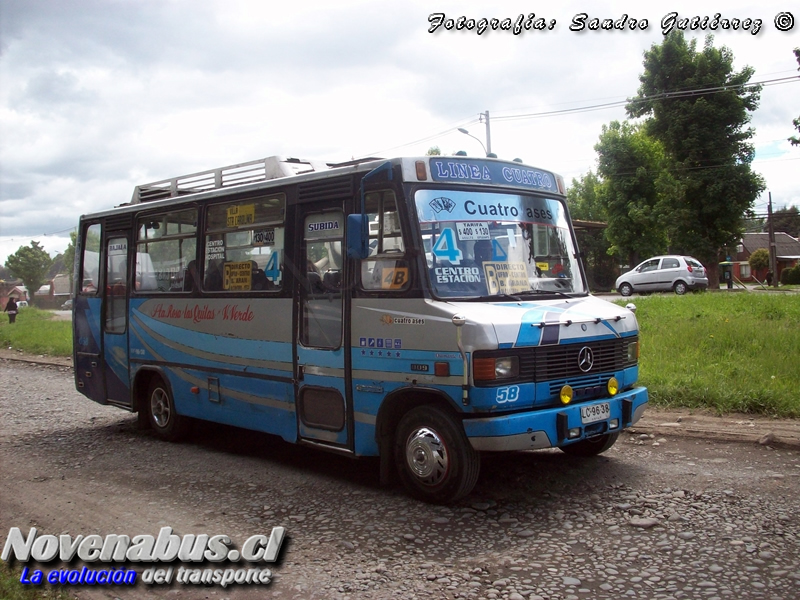 Cuatro Ases PH-50 / Mercedes-Benz LO-809 / Línea 4 Temuco