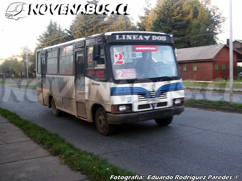 Cuatro Ases PH 52 / Mercedes-Benz OF812 / Línea 2 Temuco