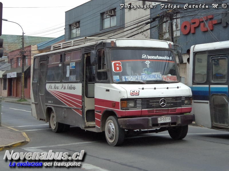 Cuatro Ases PH-50 / Mercedes-Benz LO-809 / Línea 6 Temuco