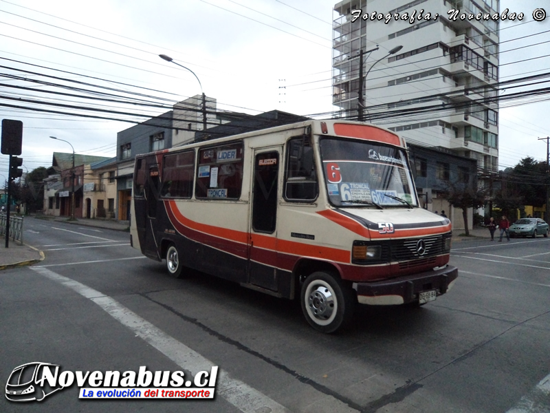 Cuatro Ases PH-50 / Mercedes-Benz LO-809 / Línea 6 Temuco