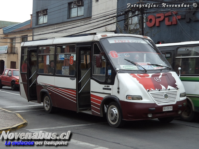 Metalpar Pucará 2000 / Mercedes-Benz LO-814 / Línea 6 Temuco