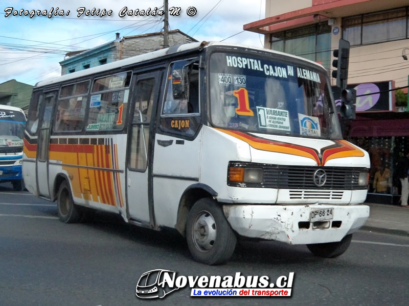 Metalpar Pucará I / Mercedes-Benz LO-809 / Línea 1 Temuco