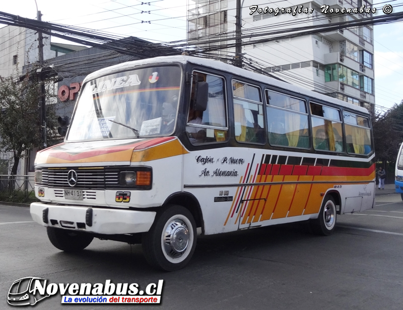 Metalpar Pucará l / Mercedes-Benz LO-812 / Línea 1 Temuco