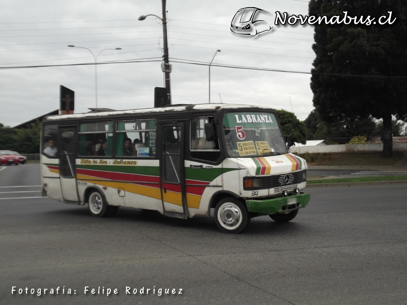 Metalpar Pucará/ Mercedes Benz LO-809/ Línea 5 Temuco