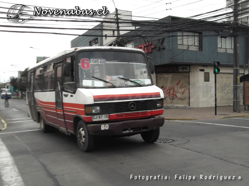 Metalpar Pucará/ Mercedes Benz LO-809/ Línea 6 Temuco