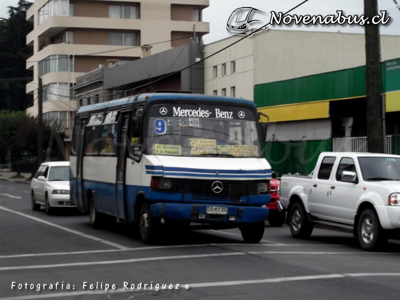 Metalpar Pucará/ Mercedes Benz LO-809/ Línea 9 Temuco