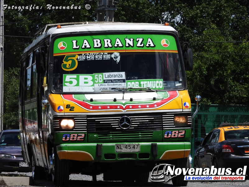 Metalpar Pucará l / Mercedes-Benz LO-812 / Línea 5 Temuco