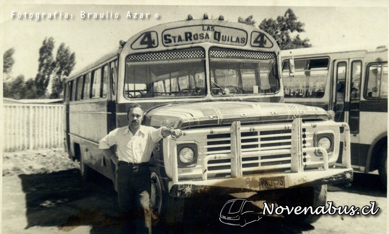 Carrocerías Juan Ortega 1954 / Ford - 1970 / Línea 4 Temuco (Santa Rosa Las Quilas)