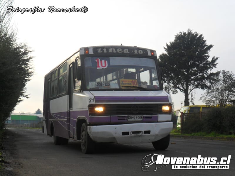 Cuatro Ases PH-50 / Mercedes-Benz LO-809 / Línea 10 Temuco