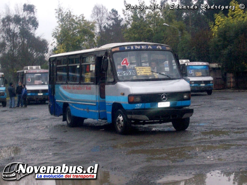 Carrocerías Inrecar / Mercedes-Benz LO-809 / Línea 4 Temuco