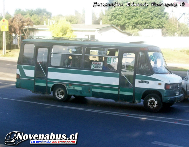 Carrocerías Inrecar / Mercedes-Benz LO-812 / Línea 8 Temuco