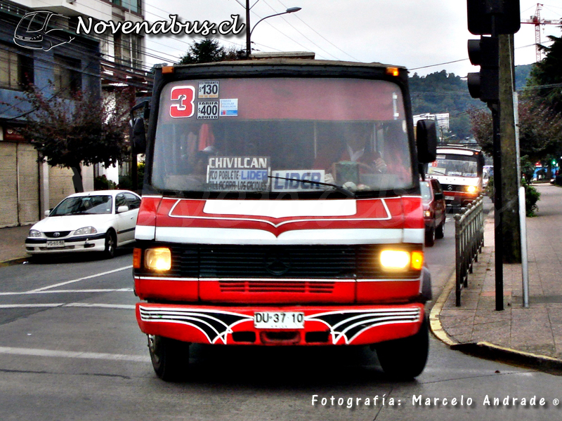 Carrocerías Guerrero / Mercedes Benz LO-812 / Línea 3 Temuco