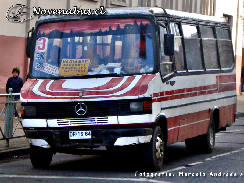 Metalpar Pucará / Mercedes-Benz LO-809 / Línea 3 Temuco