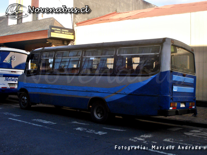 Metalpar Pucará / Mercedes-Benz LO-809 / Línea 4 Temuco