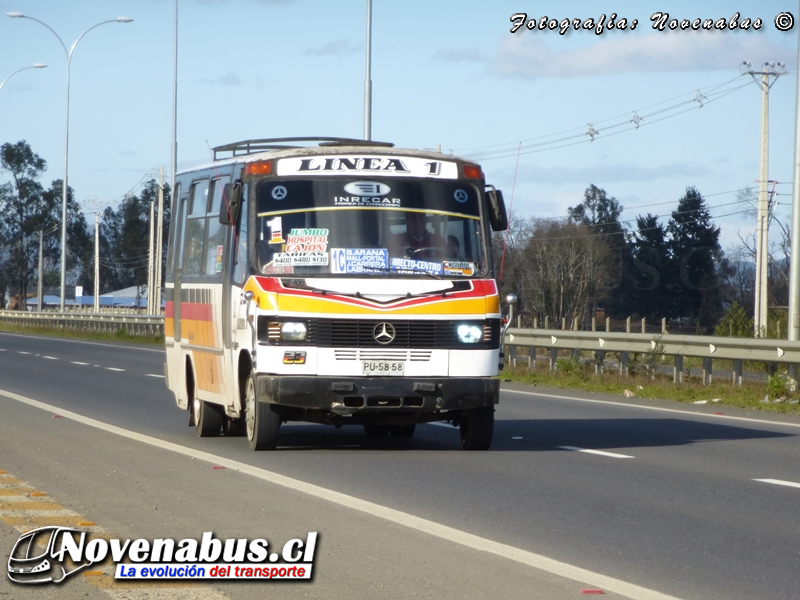 Carrocerias Inrecar / Mercedes-Benz LO-814 / Línea 1 Temuco