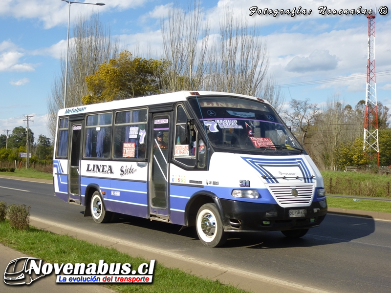 Metalpar Pucará 2000 / Mercedes-Benz LO-814 / Línea 7 Temuco