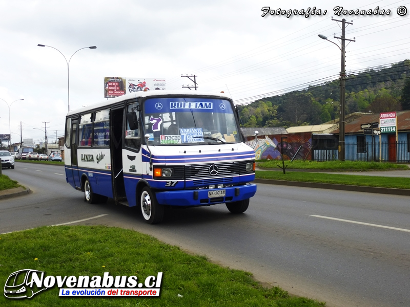 Metalpar Pucará l / Mercedes-Benz LO-812 / Línea 7 Temuco