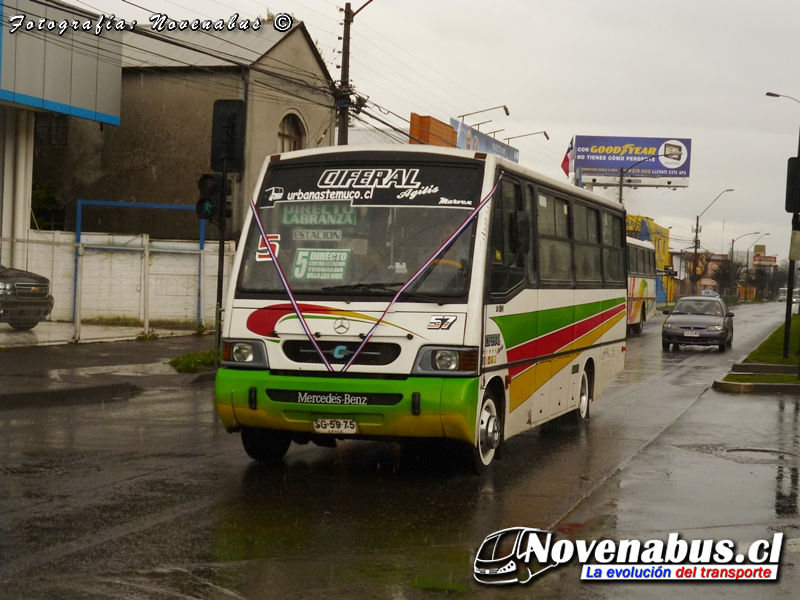 Ciferal Agilis / Mercedes-Benz LO-814 / Línea 5 Temuco