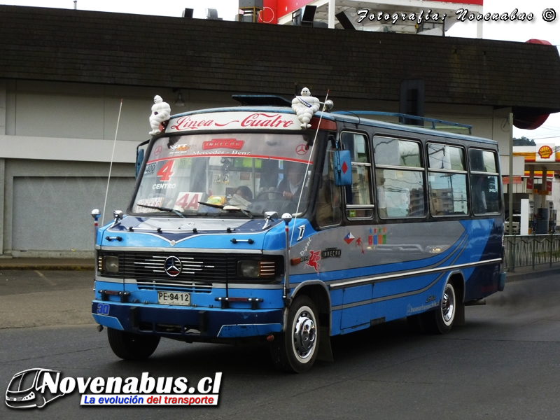 Carrocerías Inrecar / Mercedes-Benz LO-814 / Línea 4 Temuco