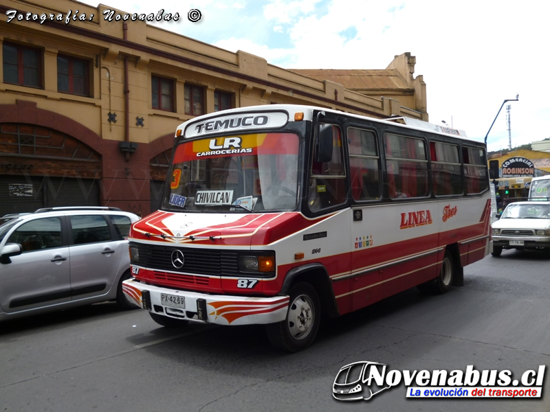 Carrocerías LR Bus / Mercedes-Benz LO-814 / Línea 3 Temuco