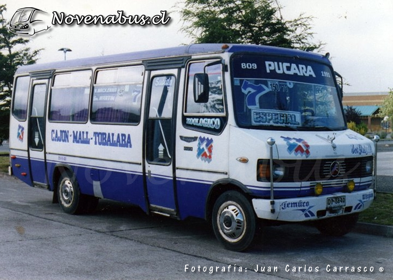 Metalpar Pucará / Mercedes Benz LO809 / Línea 7 Temuco