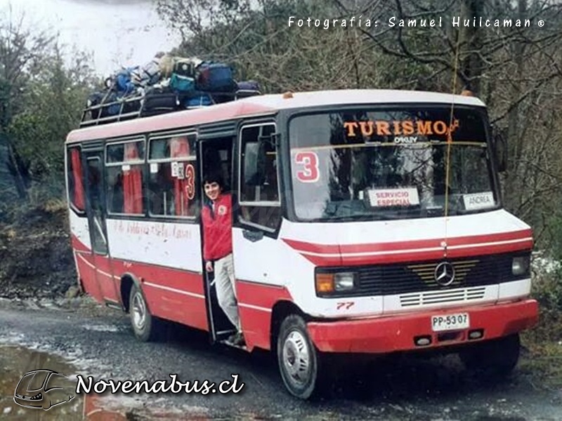 Metalpar Pucará / Mercedes-Benz LO814 / Línea 3 Temuco