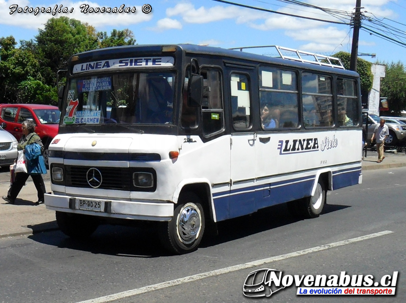 Metalpar Tacora / Mercedes-Benz 708-E / Línea 7 Temuco