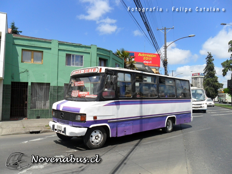 Cuatro Ases PH-50 / Mercedes-Benz LO-809 / Línea 7 Temuco