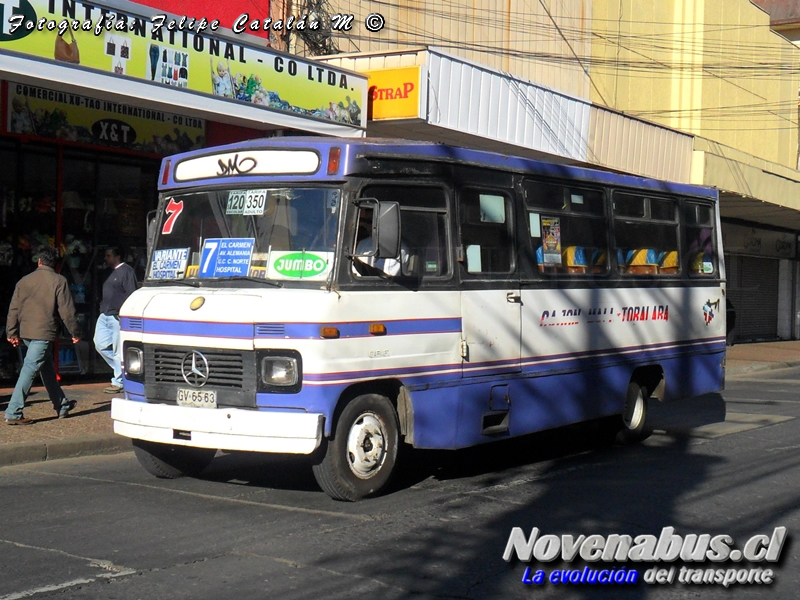 Cuatro Ases PH-17 / Mercedes-Benz 708-E / Línea 7 Temuco