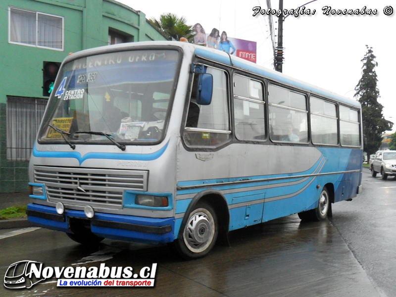 Metalpar Pucará ll / Mercedes-Benz OF-809 / Línea 4 Temuco