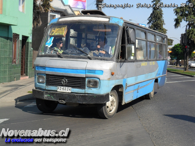 Carrocerías Inrecar / Mercedes-Benz 708-E / Línea 4 Temuco