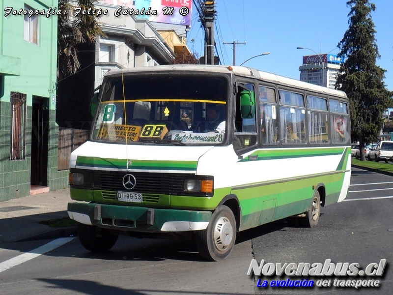 Metalpar Pucará I / Mercedes-Benz LO-809 / Línea 8 Temuco