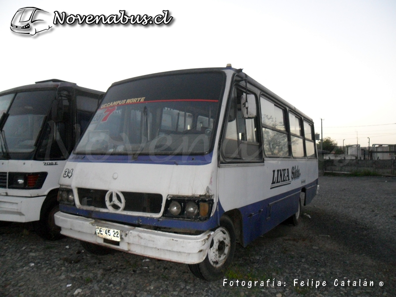 Marcopolo Senior / Mercedes-Benz 708-E / Línea 7 Temuco