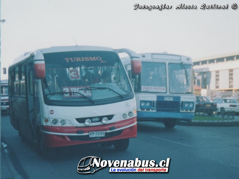 Maxibus Astor / Mercedes-Benz LO-712 / Línea 3 Temuco (Turismo JAO)