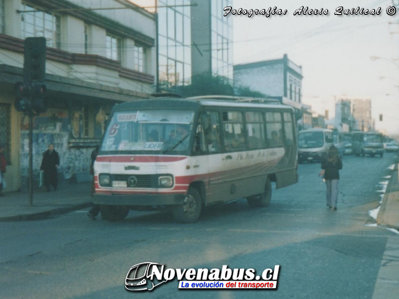 Carrocerías Inrecar / Mercedes-Benz 708-E / Línea 6 Temuco