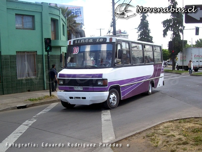 Cuatro Ases PH 50 / Mercedes Benz LO809 / Línea 10 Temuco