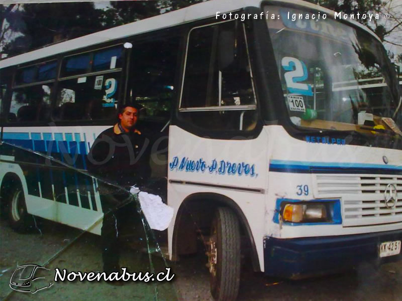 Metalpar Pucará II / Mercedes Benz OF-812 / Línea 2 Temuco