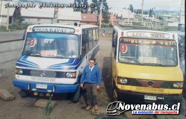 Carrocerías LR BUS - Cuatro Ases PH-50 / Mercedes-Benz LO-814 LO-809 / Línea 9 Temuco