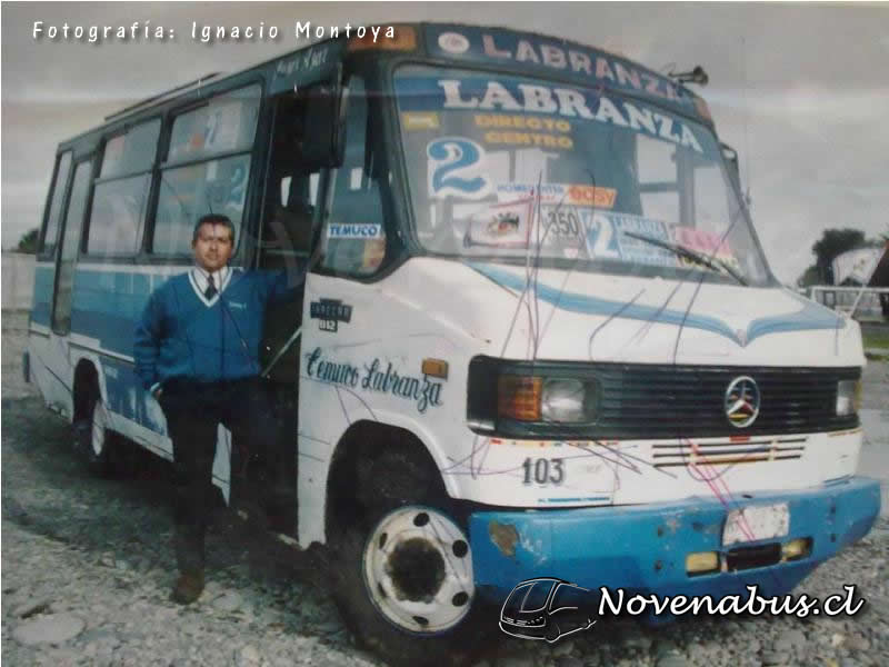 Inrecar/ Mercedes Benz LO-812/ Línea 2 Temuco/ Conductor: Cristian Montoya