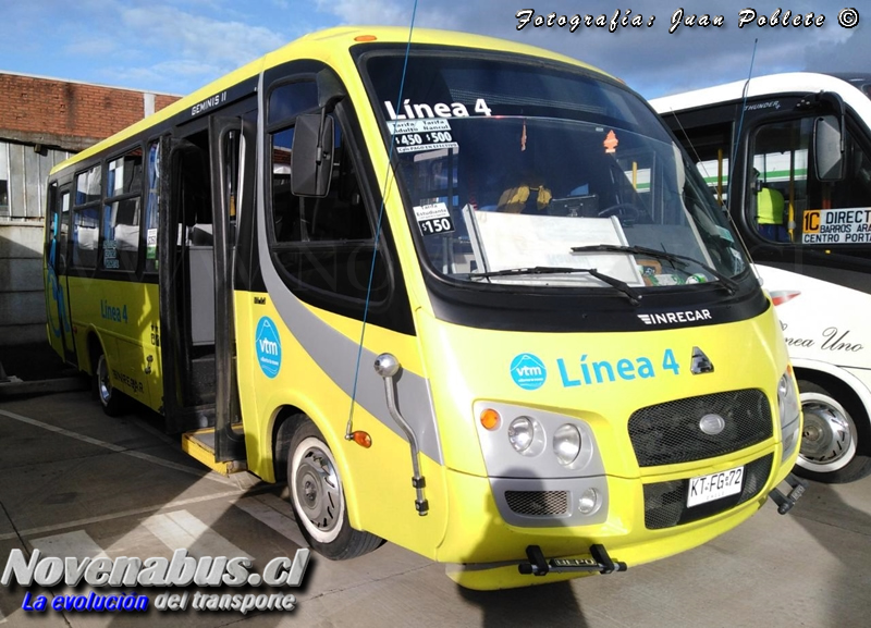 Carrocerías Inrecar Geminis II / Agrale MA 9.2 / Línea 4 Villarrica (Expo Renovación)