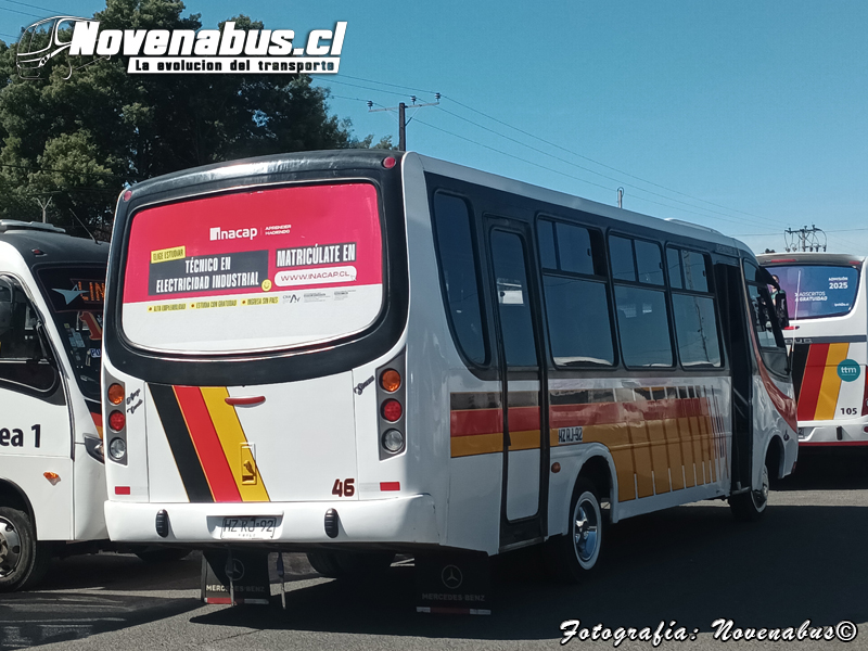 Inrecar Geminis II / Mercedes benz LO 916 / Línea 1 Temuco