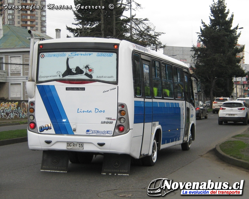 Marcopolo Senior / Mercedes Benz LO-915 / Línea 2 Temuco