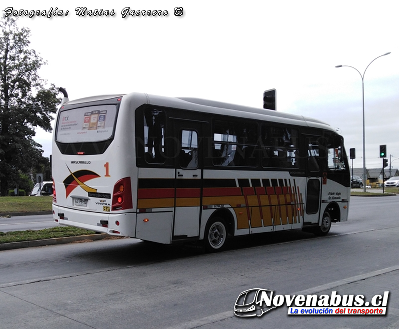 Mascarello Gran Micro S4 / Mercedes-Benz LO-916 / Línea 1 Temuco