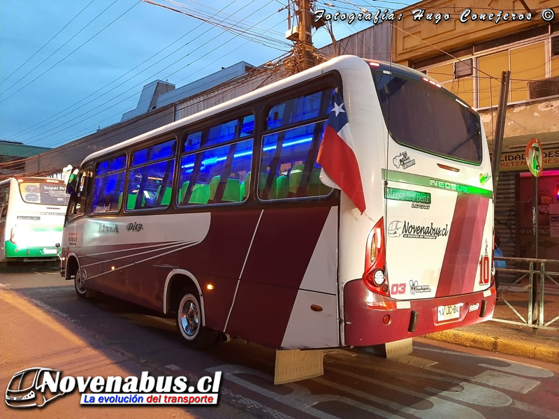 Neobus Thunder + / Mercedes-Benz LO-916 / Línea 10 Temuco