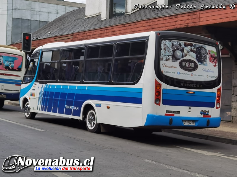 Carrocerías Inrecar Géminis II / Mercedes-Benz LO-915 / Línea 2 Temuco